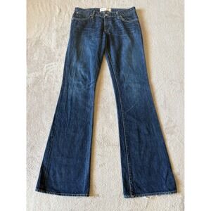 Paper Denim & Cloth Women's Size 28 Flare Leg Jeans Dark Wash Denim Jeans